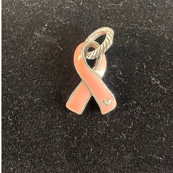 Brighton Power of Pink Breast Cancer Awareness heart charm - Picture 2 of 4